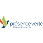 Logo de présence verte libres d'être actifs